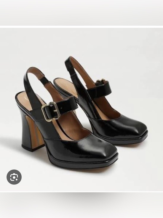 Sam Edelman Shoes - Sam Edelman Jildie Patent Slingback Block Heel Pumps